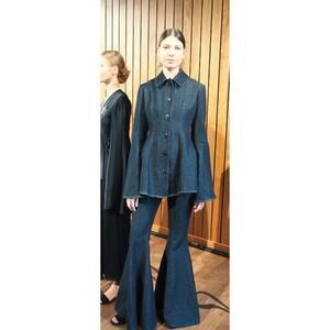 Beaufille Flare Denim Jean High Rise Size 25